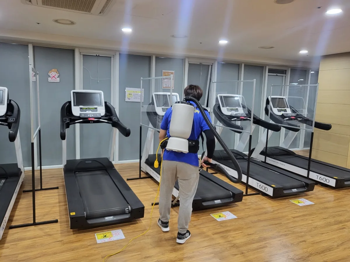 단양군 영춘면 헬스장 탕비실 직원 휴게공간 위생청소 사례 - 행진크린